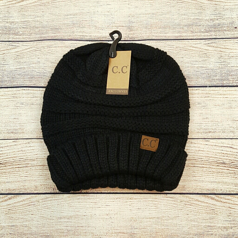 C.C slouchy beanie